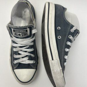 Converse All Star Unisex Blue Low Top Lace Up Sneaker Size 8